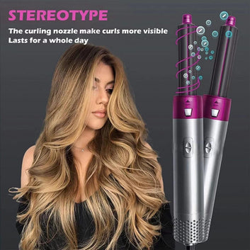 5 in 1 Curly Airstyler - (1 Year Warranty)