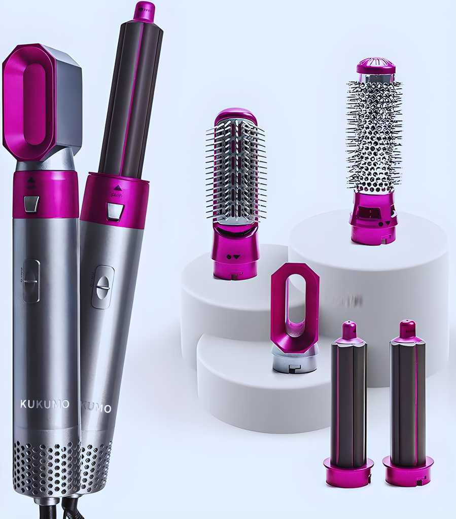 5 in 1 Curly Airstyler - (1 Year Warranty)