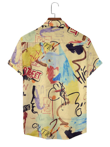 Rayon Printed Half Sleeves Regular Fit Men's Casual Shirt – Stylish & Comfortable for Everyday Wear