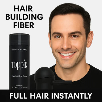 Hair Building Fibers for Thinning Hair with Spray Applicator Pump Nozzle