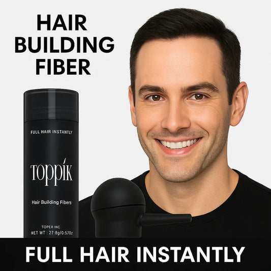 Hair Building Fibers for Thinning Hair with Spray Applicator Pump Nozzle